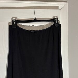 Aerie Elegant Black Maxi Skirt